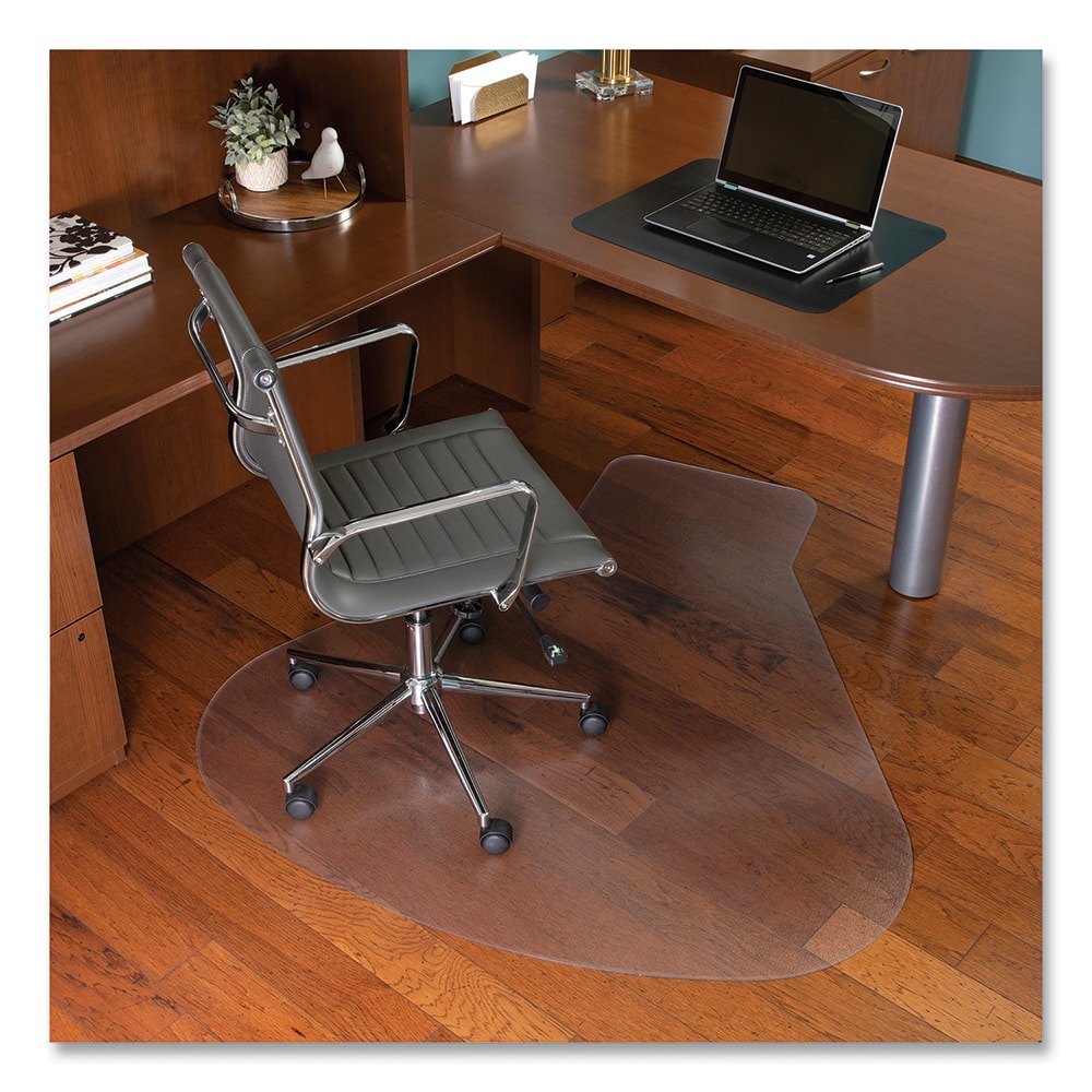 ES Robbins - Chair Mats; Style: Lippped ; Shape: Rectangular ; Width (Inch): 66 ; Length (Inch): 60 ; Lip Cutout Size: 12 x 20 (Inch) - Exact Tooling