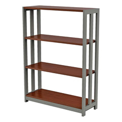 Linea Italia - Bookcases; Height (Inch): 43-1/4 ; Color: Cherry ; Number of Shelves: 3 ; Width (Inch): 31-1/2 ; Width (Decimal Inch): 31.5000 ; Depth (Inch): 11-1/2 - Exact Tooling