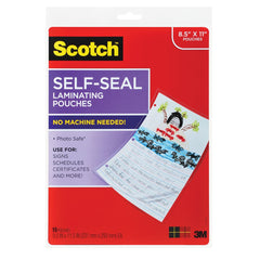 3M - Plastic Pouches; Height (Inch): 11-1/2 ; Width (Inch): 9 ; Type: Laminating Pouch ; Number of Pieces: 10.000 - Exact Tooling