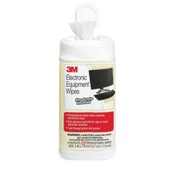 3M - Wipes; Type: Electronic Equipment & MediaWipes ; Style: Pre-Moistened ; Sheet Length (Inch): 5-1/2 ; Sheet Width (Inch): 6-3/4 ; Sheets per Package: 80 ; Container Type: Canister - Exact Tooling