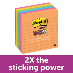 3M - Note Pads, Writing Pads & Notebooks; Writing Pads & Notebook Type: Writing Pad ; Size: 4 x 4 ; Number of Sheets: 90 ; Color: Multi-Color ; Ruled Width: 0.03 (Inch) - Exact Tooling