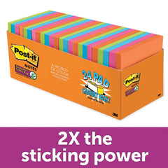 3M - Note Pads, Writing Pads & Notebooks; Writing Pads & Notebook Type: Desk Pad ; Size: 3" x 3" ; Number of Sheets: 70 ; Color: Multi-Color - Exact Tooling