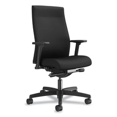Hon - Swivel & Adjustable Office Chairs; Type: Task Chair ; Color: Black ; Seat Material: Fabric ; Height Range (Inch): 45 ; Depth (Inch): 28-1/2 ; Width (Inch): 28 - Exact Tooling