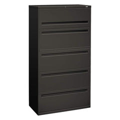 Hon - 5 Drawer Charcoal Steel Lateral File - Exact Tooling