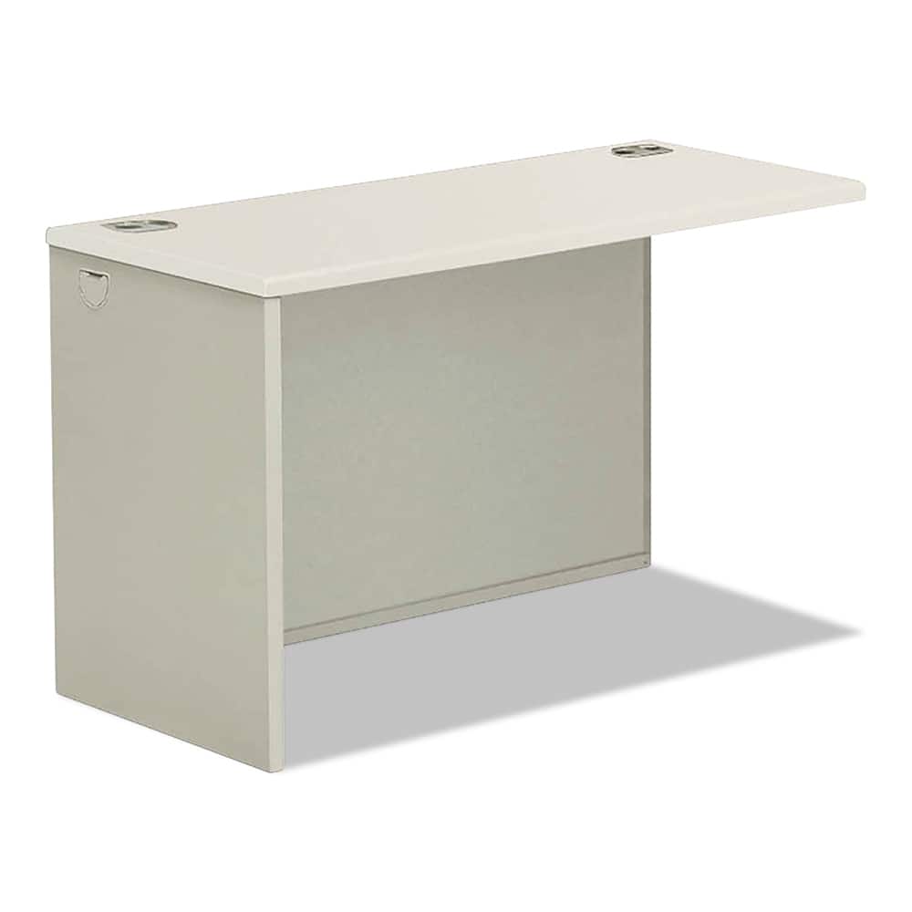 Hon - Office Cubicle Workstations & Worksurfaces; Type: Left Return Shell ; Width (Inch): 60 ; Length (Inch): 24 ; Material: Steel Base; High-Pressure Laminate Top ; Material: Steel Base; High-Pressure Laminate Top ; Fractional Height: 29-1/2 - Exact Tooling