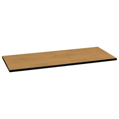 Hon - Stationary Tables; Type: Table Top ; Material: High-Pressure Laminate ; Color: Harvest; Black ; Height (Inch): 1-1/8 ; Length (Inch): 24 ; Width (Inch): 60 - Exact Tooling