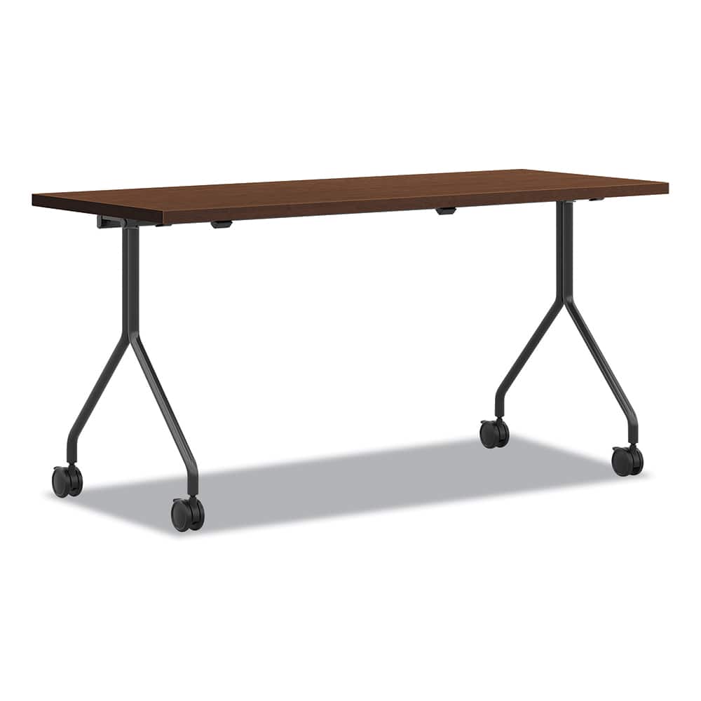 Hon - Stationary Tables; Type: Utility ; Material: High-Pressure Laminate ; Color: Shaker Cherry; Black ; Height (Inch): 29 ; Length (Inch): 24 ; Width (Inch): 48 - Exact Tooling