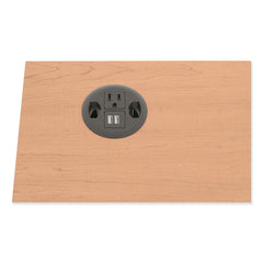 Hon - Office Cubicle Partition Accessories; Type: Three-Prong Grommet ; For Use With: Desktop - Exact Tooling