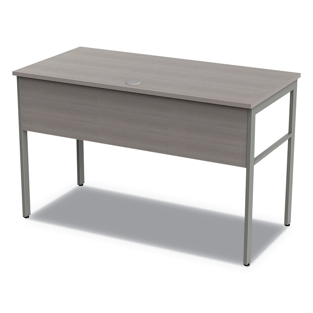 Linea Italia - Office Desks; Type: Workstation ; Center Draw: No ; Color: Ash ; Material: Steel Base; Laminate Worksurface ; Width (Inch): 47-1/4 ; Depth (Inch): 23-3/4 - Exact Tooling