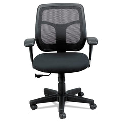 Tempur-Pedic - Swivel & Adjustable Office Chairs; Type: Mid-Back Mesh Chair ; Color: Black Seat/Black Back ; Seat Material: Mesh ; Height Range (Inch): 35 - Exact Tooling