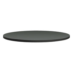Hon - Stationary Tables; Type: Table Top ; Material: High-Pressure Laminate ; Color: Charcoal ; Diameter (Inch): 30 ; Height (Inch): 1-1/8 ; Width (Inch): 30 - Exact Tooling