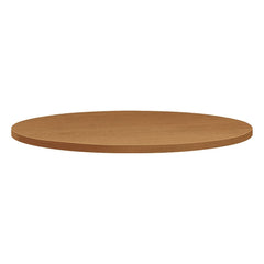 Hon - Stationary Tables; Type: Table Top ; Material: High-Pressure Laminate ; Color: Harvest ; Diameter (Inch): 42 ; Height (Inch): 1-1/8 ; Width (Inch): 42 - Exact Tooling