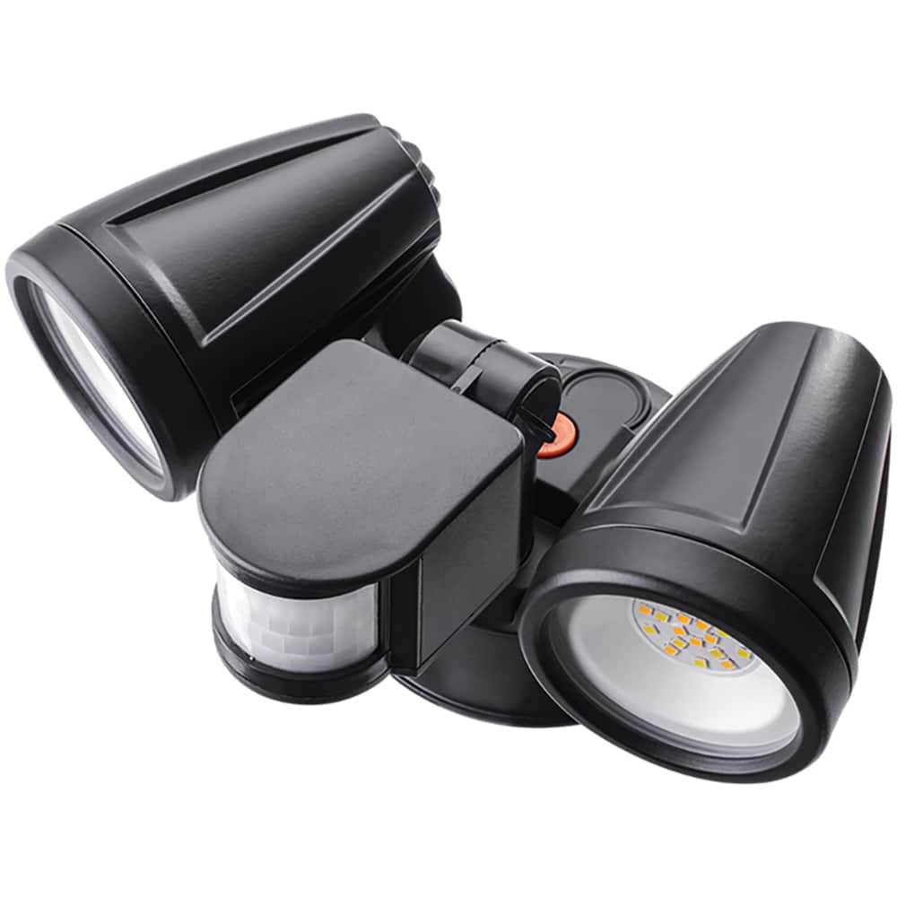 Philips - Motion Sensing Light Fixtures; Detection Angle: 180 ; Number of Heads: 2 ; Detection Distance (Feet): 30 ; Lamp Type: Integrated LED ; Mounting Type: Wall Mount ; Housing Material: Polycarbonate - Exact Tooling