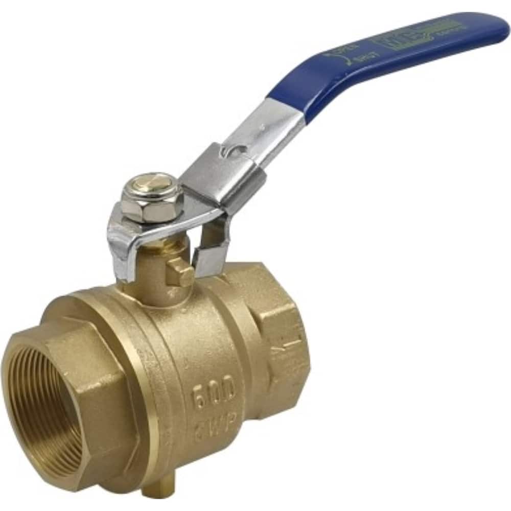 Safety Exhaust: 1-1/4″ Pipe, Full Port, Brass 1-Way Flow & In-Line, Female NPT, 600 psi WOG