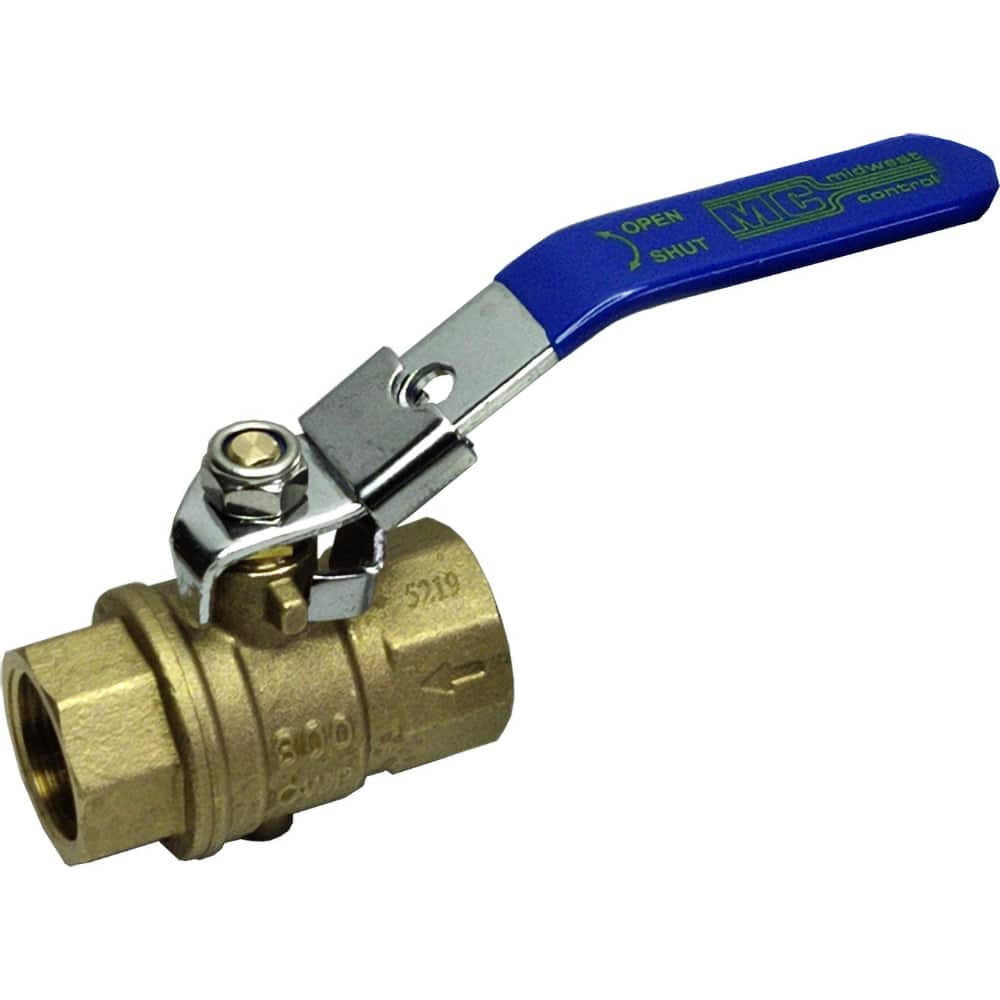 Safety Exhaust: 1-1/4″ Pipe, Full Port, Brass 1-Way Flow & In-Line, Female NPT, 200 psi WOG