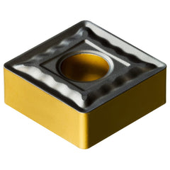 SNMG642-QM 4425 Carbide Turning Insert Al2O3/TiN/TiCN Finish, Neutral, 3/4″ Inscribed Circle, 0.0313″ Corner Radius, 1/4″ Thick, Trigon