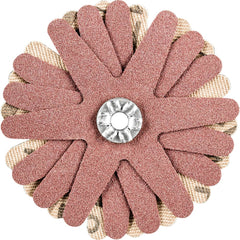 PFERD - Sanding Stars; Abrasive Type: Coated ; Abrasive Material: Aluminum Oxide ; Star Diameter (Inch): 2-1/4 ; Grit: 180 ; Grade: Fine ; Connector Type: Arbor - Exact Tooling