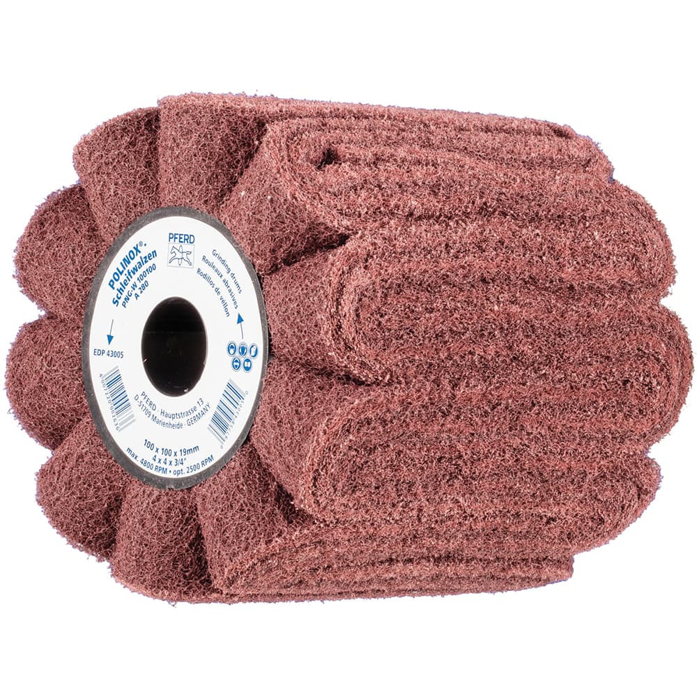 PFERD - Unmounted Buffing Wheels; Buff Type: Polishing ; Wheel Diameter (Inch): 4 ; Wheel Density: Soft ; Number of Plys: 4.000 - Exact Tooling