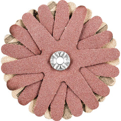 PFERD - Sanding Stars; Abrasive Type: Coated ; Abrasive Material: Aluminum Oxide ; Star Diameter (Inch): 2-3/4 ; Grit: 180 ; Grade: Fine ; Connector Type: Arbor - Exact Tooling