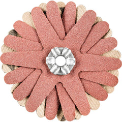 PFERD - Sanding Stars; Abrasive Type: Coated ; Abrasive Material: Aluminum Oxide ; Star Diameter (Inch): 2 ; Grit: 240 ; Grade: Very Fine ; Connector Type: Arbor - Exact Tooling