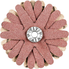PFERD - Sanding Stars; Abrasive Type: Coated ; Abrasive Material: Aluminum Oxide ; Star Diameter (Inch): 2 ; Grit: 180 ; Grade: Fine ; Connector Type: Arbor - Exact Tooling