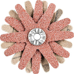 PFERD - Sanding Stars; Abrasive Type: Coated ; Abrasive Material: Aluminum Oxide ; Star Diameter (Inch): 2 ; Grit: 60 ; Grade: Coarse ; Connector Type: Arbor - Exact Tooling