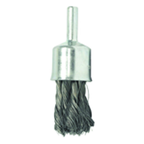 1/2″ Diameter - Knot Type Steel Wire End Brush - Exact Tooling