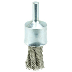 1/2″ Diameter - Knot Type Stainless End Brush - Exact Tooling