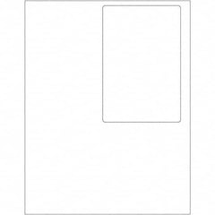 Tape Logic - Pack of (100) 4" x 6" White Paper Laser Labels - Exact Tooling