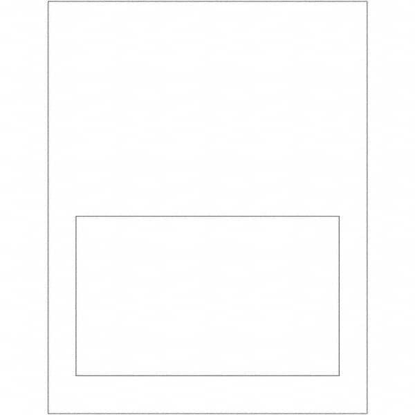 Tape Logic - Pack of (100) 7" x 4-1/4" White Paper Laser Labels - Exact Tooling