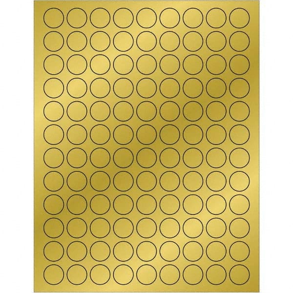Tape Logic - Pack of (30), 100 Sheet 2-5/8" x 1" Opaque White Permanent Acrylic Laser Labels - Exact Tooling