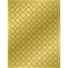 Tape Logic - Pack of (30), 100 Sheet 2-5/8" x 1" Opaque White Permanent Acrylic Laser Labels - Exact Tooling