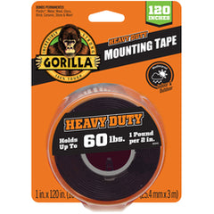 Gorilla Black Heavy Duty Mounting Tape XL 120″ - Exact Tooling