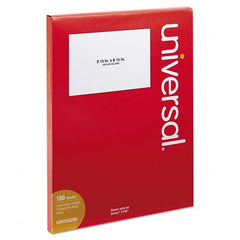 UNIVERSAL - Labels, Ribbons & Tapes Type: Inkjet/Laser Labels Color: White - Exact Tooling