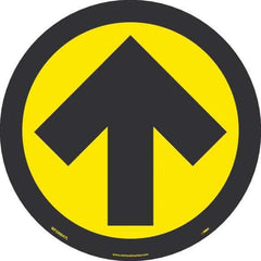 NMC - Adhesive Backed Floor Signs Message Type: COVID-19 Graphic Type: Arrow - Exact Tooling