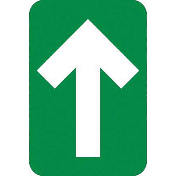 NMC - Adhesive Backed Floor Signs Message Type: COVID-19 Graphic Type: Arrow - Exact Tooling