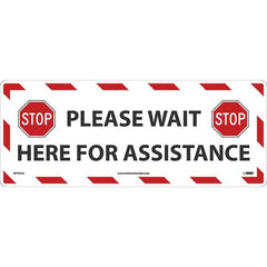 NMC - Adhesive Backed Floor Signs Message Type: COVID-19 Graphic Type: None - Exact Tooling
