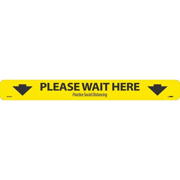 NMC - Adhesive Backed Floor Signs Message Type: COVID-19 Graphic Type: None - Exact Tooling