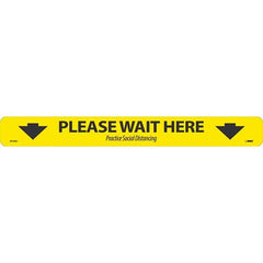NMC - Adhesive Backed Floor Signs Message Type: COVID-19 Graphic Type: None - Exact Tooling