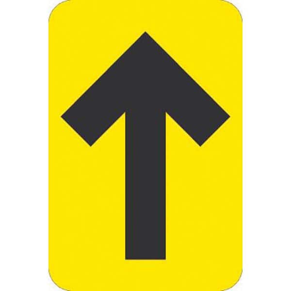 NMC - Adhesive Backed Floor Signs Message Type: COVID-19 Graphic Type: Arrow - Exact Tooling