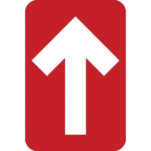 NMC - Adhesive Backed Floor Signs Message Type: COVID-19 Graphic Type: Arrow - Exact Tooling