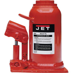 Jet - Manual Bottle, Screw, Ratchet & Hydraulic Jacks Type: Hydraulic Jack Load Capacity (Ton): 12-1/2 (Inch) - Exact Tooling