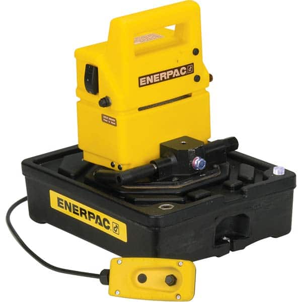 Enerpac - Power Hydraulic Pumps & Jacks Type: Electric Pressure Rating (psi): 5000 - Exact Tooling