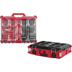 Milwaukee Tool - Socket Sets Measurement Type: Metric/Inch Drive Size: 1/4, 3/8 - Exact Tooling
