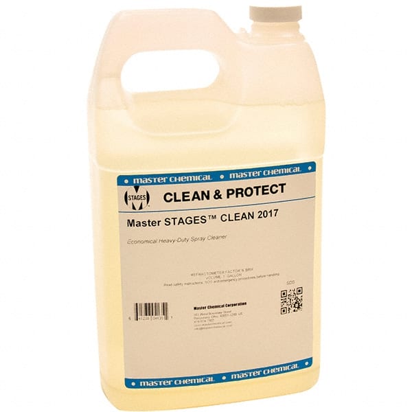 Master Fluid Solutions - 1 Gal Jug Cleaner - Low Foam, Series Clean 2017 - Exact Tooling