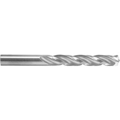‎#28 Dia. × 0.1405″ Shank × 1-3/8″ Flute Length × 2-1/2″ OAL, 5xD, 150°, Uncoated, 3 Flute, External, Round Solid Carbide Drill - Exact Tooling