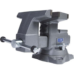 Wilton - Bench & Pipe Combination Vises Jaw Width (Inch): 8 Jaw Opening Capacity (Inch): 9-1/4 (Regular); 14-1/2 (Reversed) - Exact Tooling