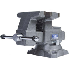 Wilton - Bench & Pipe Combination Vises Jaw Width (Inch): 6-1/2 Jaw Opening Capacity (Inch): 7-1/4 (Regular); 12-3/4 (Reversed) - Exact Tooling