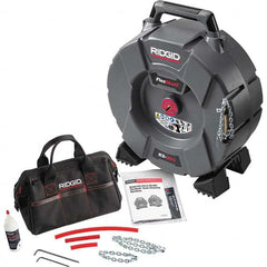 Ridgid - Electric & Gas Drain Cleaning Machines Type of Power: Cordless Drill (Not Included) For Minimum Pipe Size: 2 (Inch) - Exact Tooling