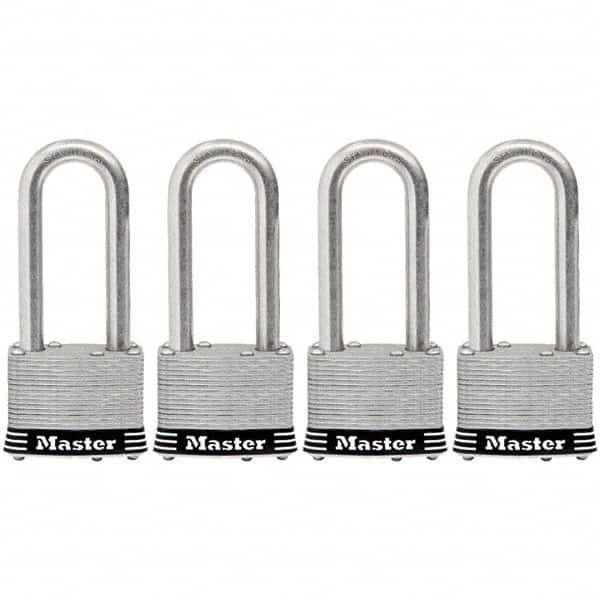 Master Lock - Padlocks Keyed: Alike Shackle Clearance: 2-1/2 (Inch) - Exact Tooling